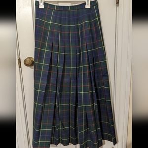 Vintage Plaid Pendleton Skirt and Vest Set!